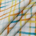 Rainbow Check Print On Twill Satin TPB108 (PA02C#2)