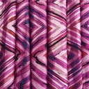 Red Geometrical Art Print On Twill Satin TPB125 (D#71C#2)