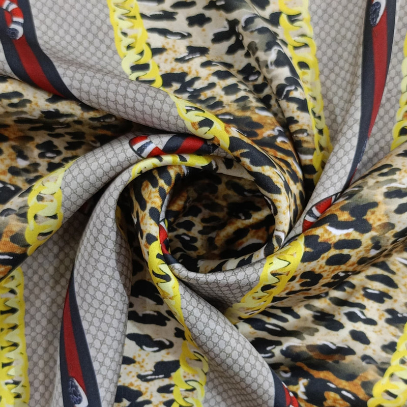 Red Mamba  Print On Korean Satin SS22N KSPB92
