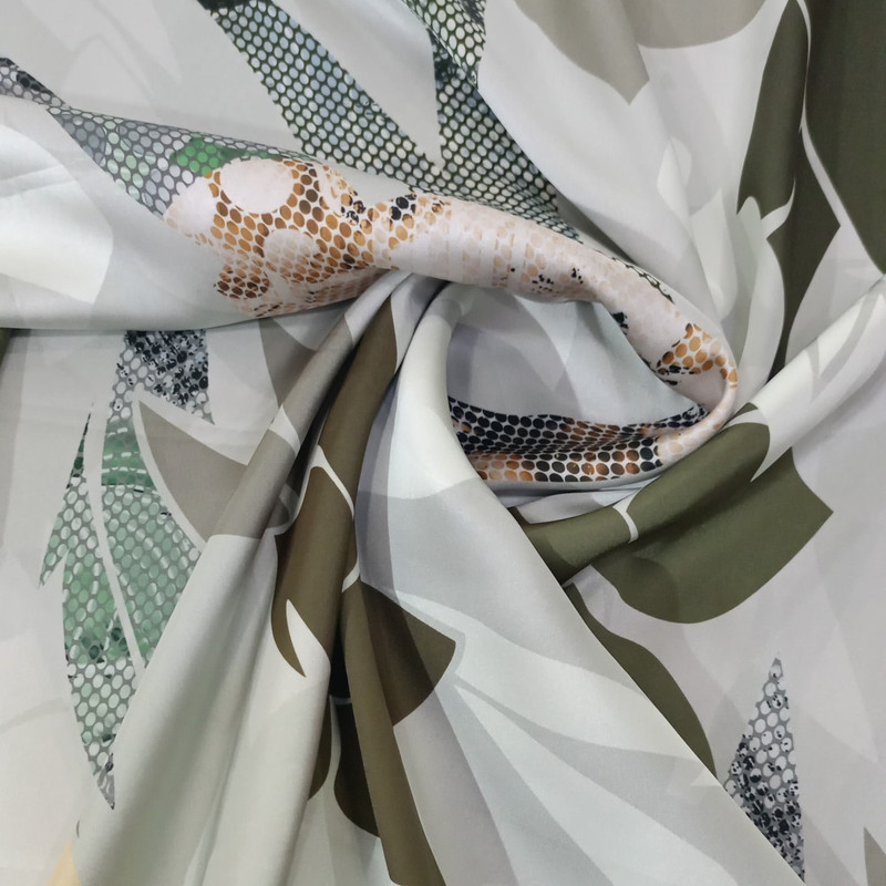 Dark Art Print On Korean Satin SS22L KSPL14