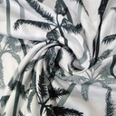 Palm Tree Print On Korean Satin SS22L-KSPL41