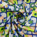 Abstract Artwork Print On Korean Satin S23 KSPS04