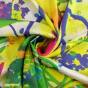 Birds Print On Korean Satin S23 KSPS14