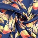 Pineapple Print On Korean Satin S23 KSPS88