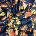 Pineapple Print On Korean Satin S23 KSPS88