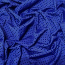 Blue Black Rhinestone Fabric