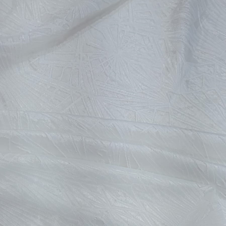 Abstract Organza Jacquard Fabric