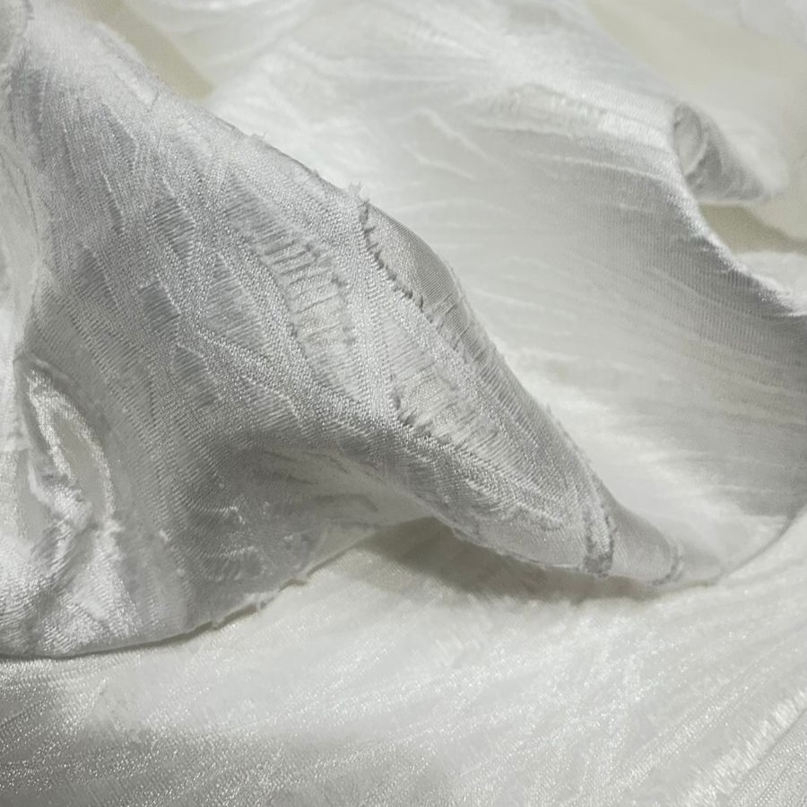 Abstract Organza Jacquard Fabric