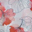 Bloosom Red Flowers Print On Royal Georgette SS22A-RGPA63