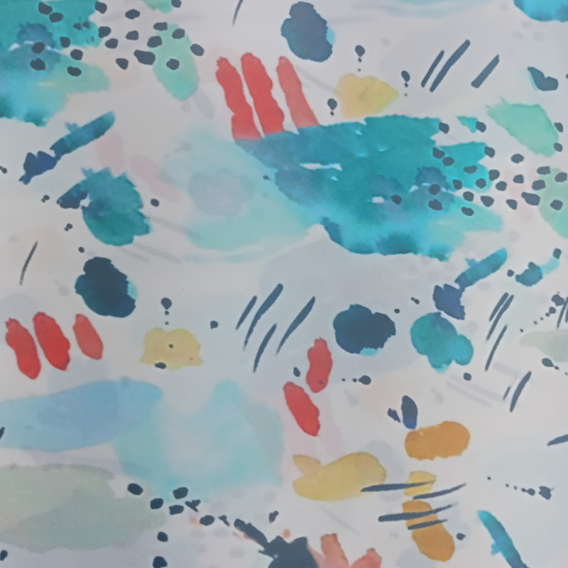 Holy RainBow Print On Royal Georgette SS22L RGPL02