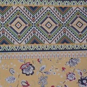 Bohemian Border With Floral Print On Royal Georgette SS22L RGPL04