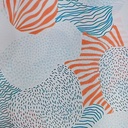 Dots Artwork Print On Royal Georgette SS22L-RGPL44