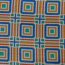 Brown Box Print On Royal Georgette SS22N RGPB07