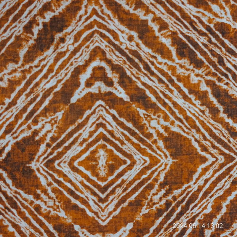 Geometric Brown Print On Royal Georgette SS22N RGPB29