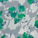 Green Flowersprint On Royal Georgette SS22N RGPB54