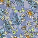 Floral Print On Royal Georgette SS22N RGPB57