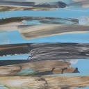 Brush Artwork Print On Royal Georgette SS22N RGPB82