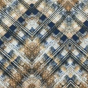 Brown Abstract Art Print On Royal Georgette SS2N RGPB118