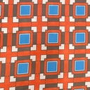 Brown Box Geometrical Print On Royal Georgette SS22N RGPB10