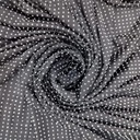 Black Silver Rhinestone Fabric