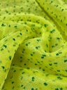 Madonna Organza Dyed Fabric (Two Tone)(Green on Yellow10)