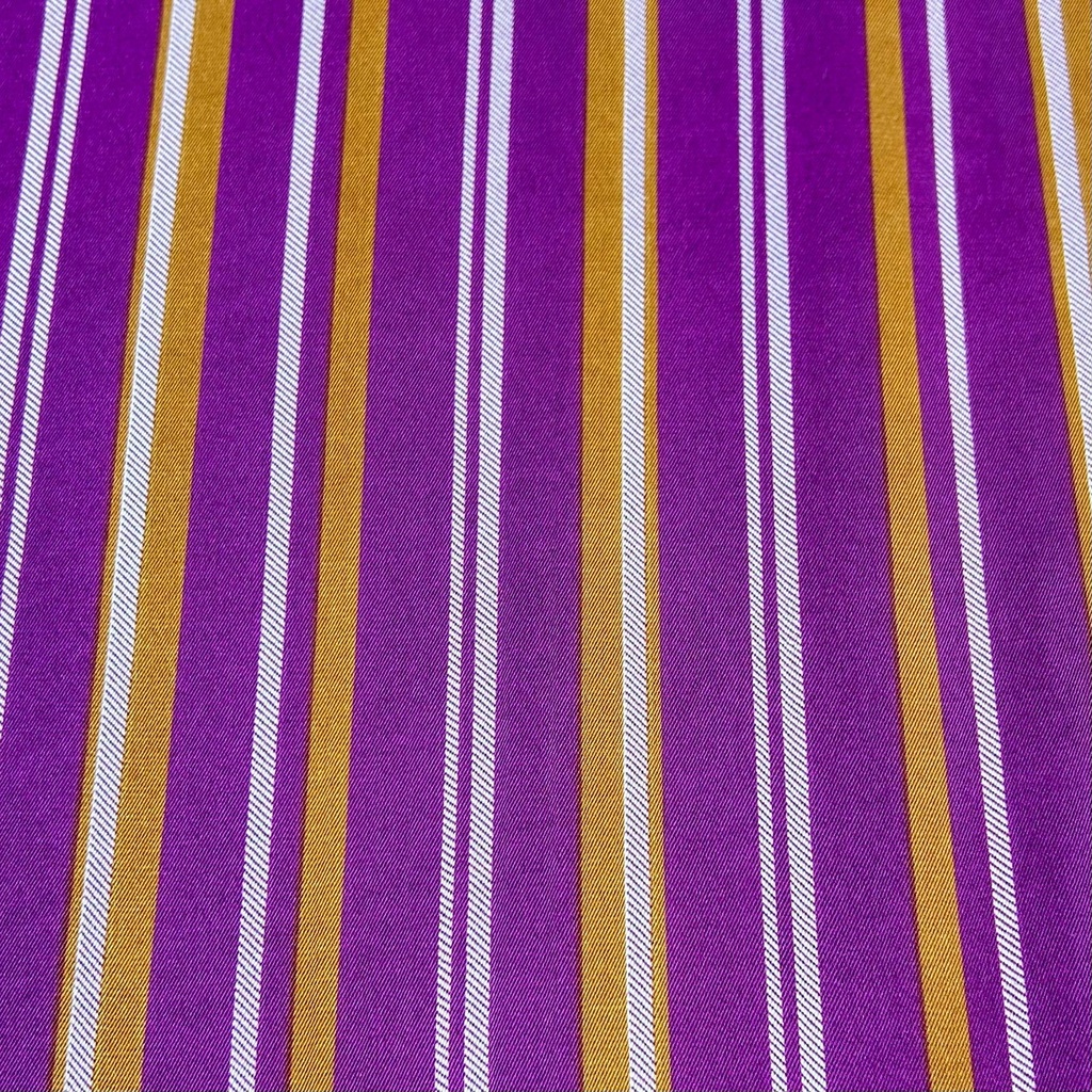Multicolor Stripes Print On Twill Satin (SS24) TSPS09