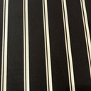 Black Zebra Stripes Print On Twill Satin (SS24) TSPS16