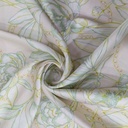 Light Pink Base Lotus Print On Twill Satin (D#78C#3) TSPS35