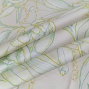 Light Pink Base Lotus Print On Twill Satin (D#78C#3) TSPS35