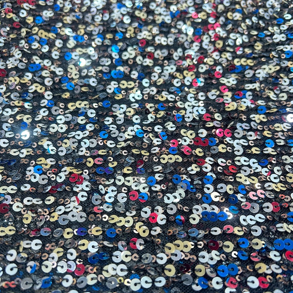 Embroidered Sequins( Multi Colours)