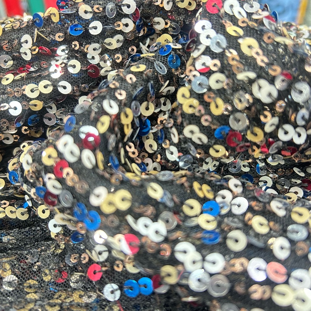 Embroidered Sequins( Multi Colours)