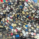 Embroidered Sequins( Multi Colours)