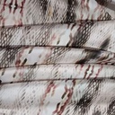 Red Colour Snake Skin Print On Twill Satin (PA03C#3) TSPS42