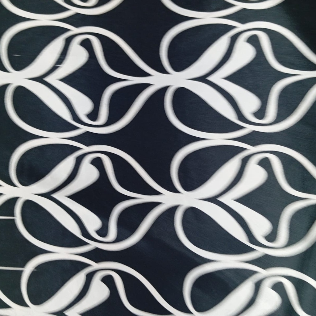 Black Base Art Print On Satin Lycra S24 SLPS03