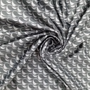 Shell Print On Satin Lycra S24 SLPS05
