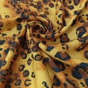 Chrome Satin Pezli With leopard skin Print Fabric SS22N-CSPB05