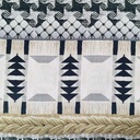 Striped Pattern Print On Sumo Satin S23-SSPS17