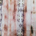 Red & White Colour Snake Skin Print On Twill Satin (PA03C#4) TSPS43