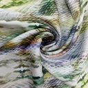 Multi Colour Snake Skin Print On Twill Satin (PA03C#2) TSPS41