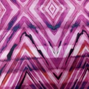 Magenta Geometrical Art Print On Twill Satin (D#71C#2) TSPS58