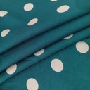 Polka Dots (Green) Print On Twill Satin (SS24) TSPS10