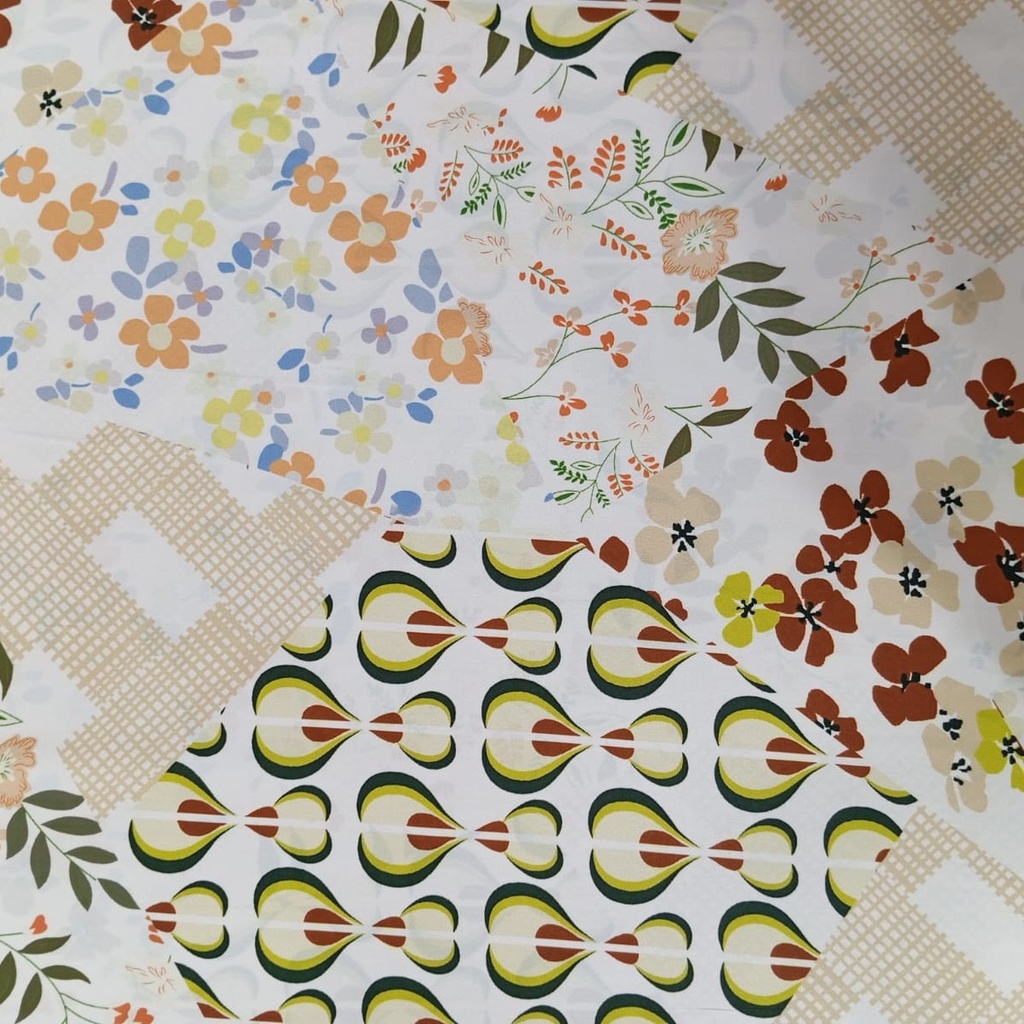 Artwork Print On Korean Satin SS22L KSPL06