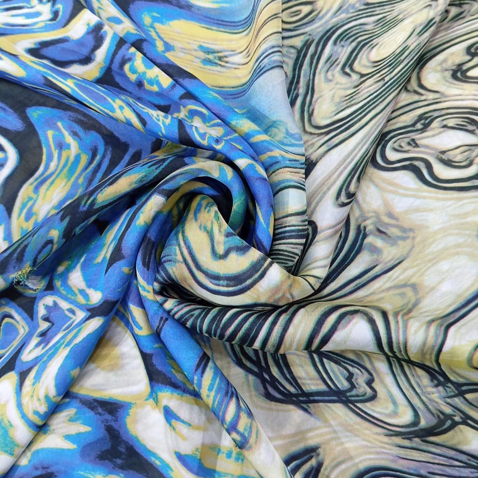 Grafiti Wall Art Print On Habutai Satin S24 HSPS46