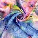 Tie Die Print On Korean Satin SS22A-KSPA76