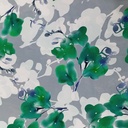 Green Lily Flower Print On Korean Print SS22N KSPB54