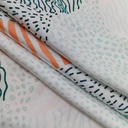 Dots Artwork Print Korean Satin SS22L-KSPL44