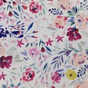Rose Floral Print On Korean Satin SS22L KSPL28