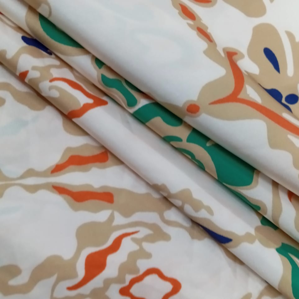 Ancient Bohemian Print On Korean Satin SS22N KSPB21