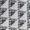 Black & White Abstract Print On Korean Satin SS22N KSPB22