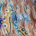 Peacock Fur Art Print On Korean Satin S23-KSPS85